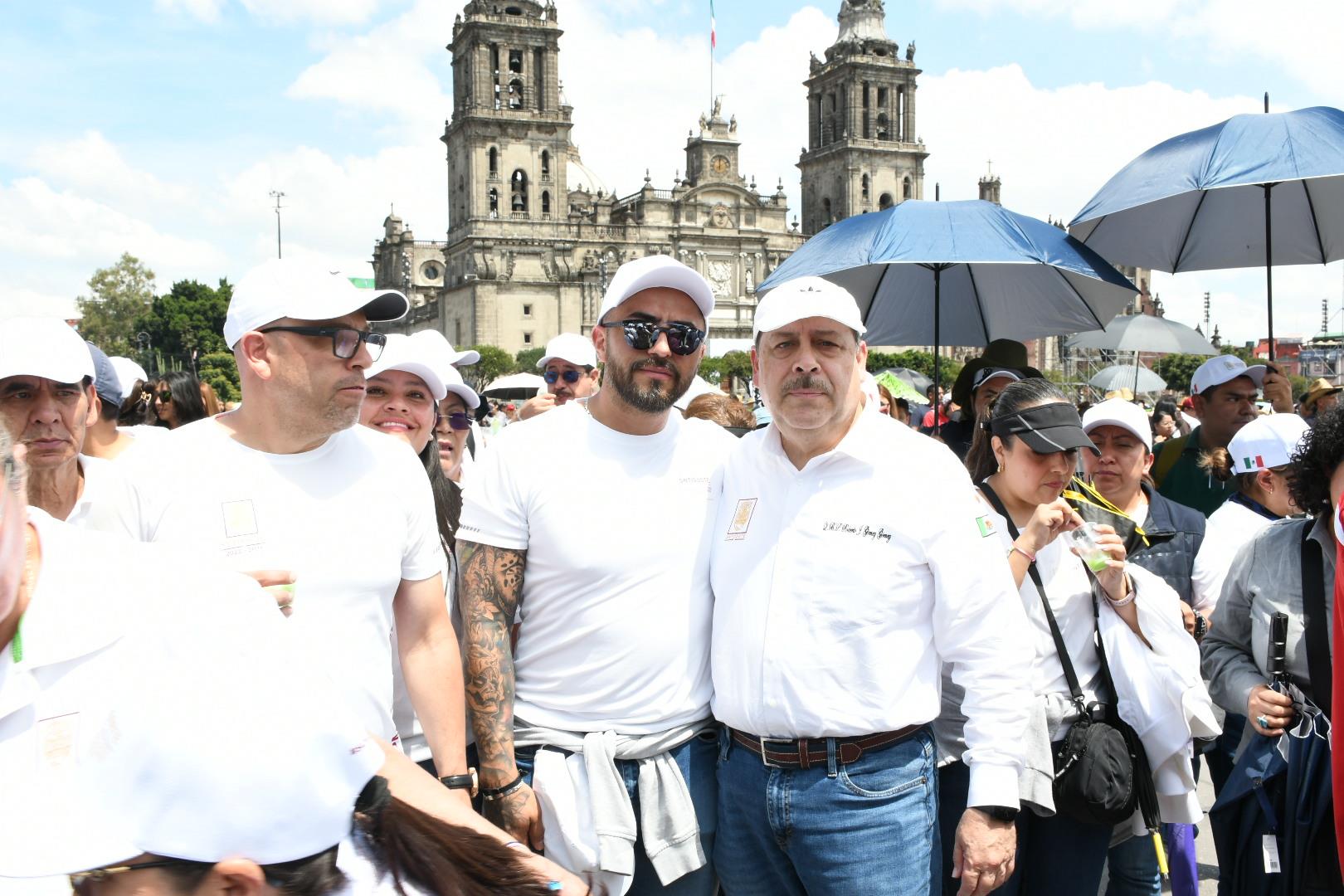 Asamblea informativa de la presidenta Claudia Sheinbaum Pardo en el Zócalo de la Ciudad de México 